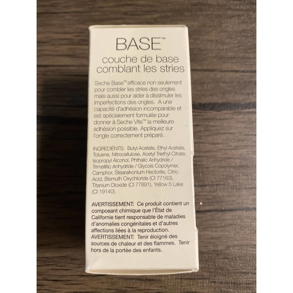 (5) NEW! Seche BASE Ridge Filling Base Coat Nail Polish .5 FL OZ - Picture 4 of 6